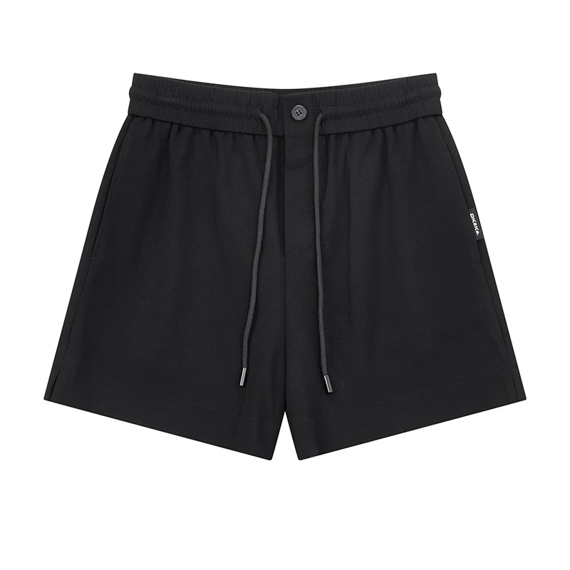 【达人专属】休闲运动风短裤宽松阔腿松紧系带休闲裤X12BKS1220