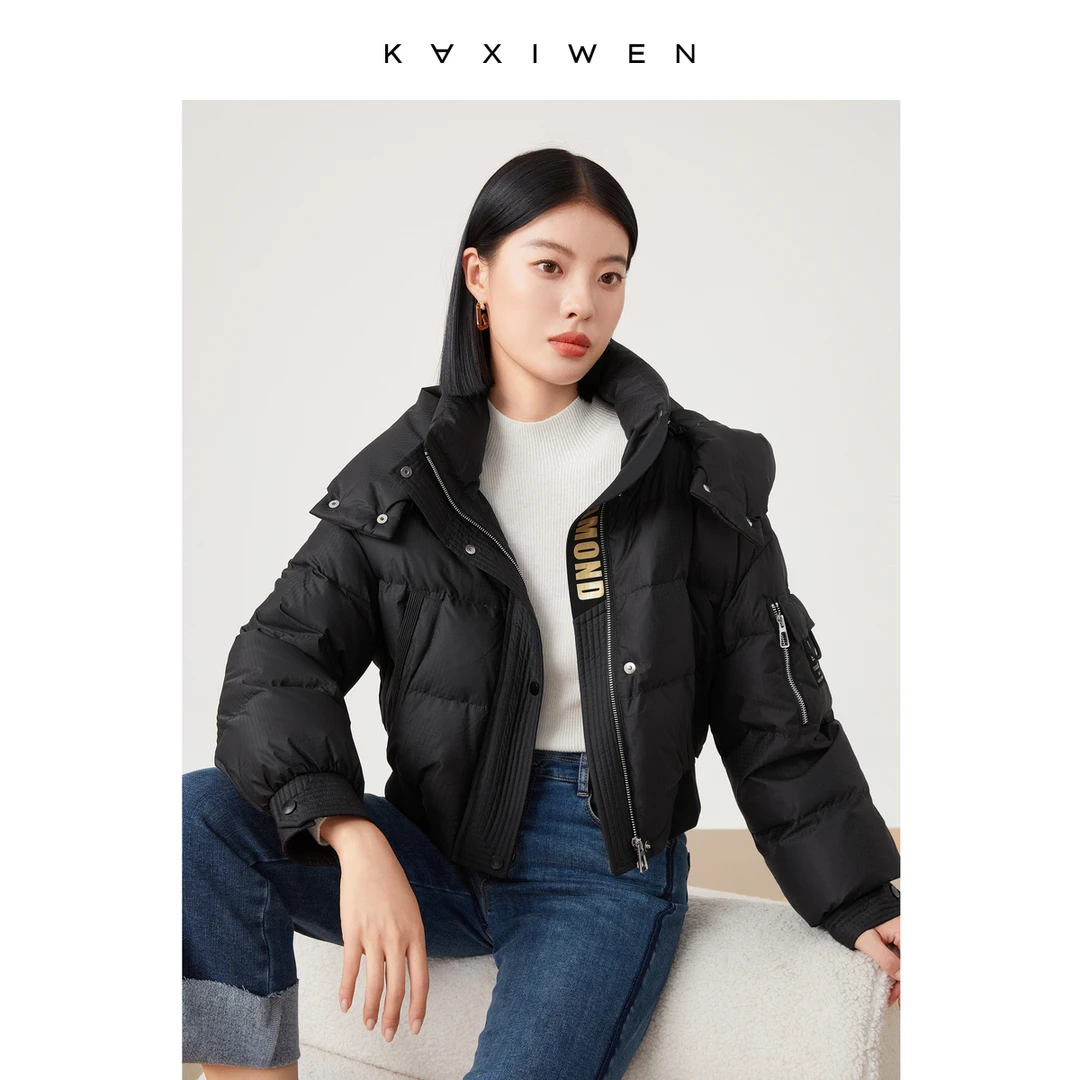 【女乔专属】运动风短外套加厚保暖气质羽绒服D09CYS9601