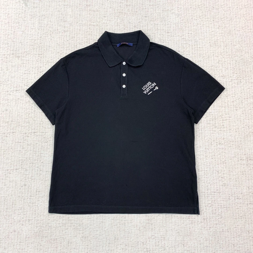 未使用 LouisVuitton/路易威登 lv刺绣polo衫短袖s码编码xb3111
