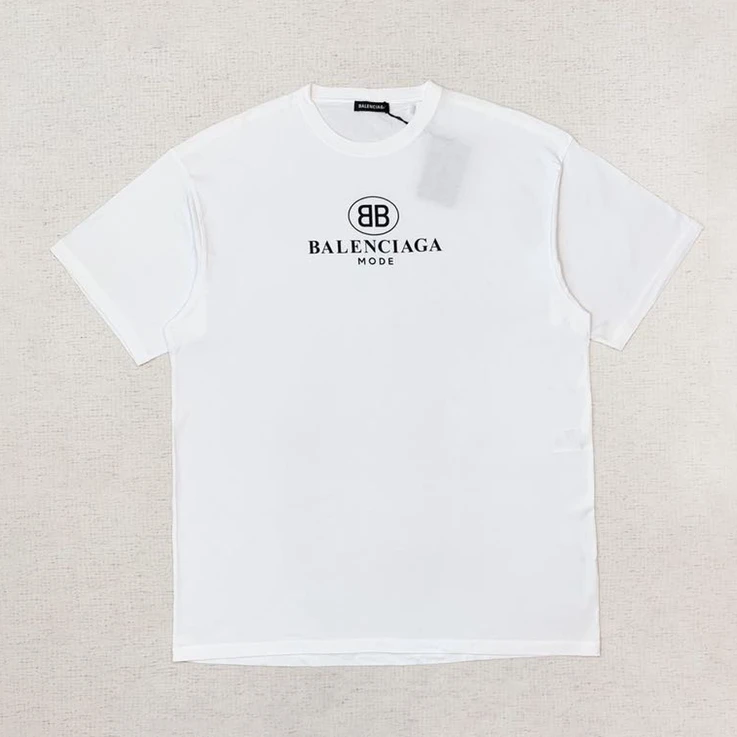 未使用 Balenciaga/巴黎世家  经典logo短袖xs码编码xb1508