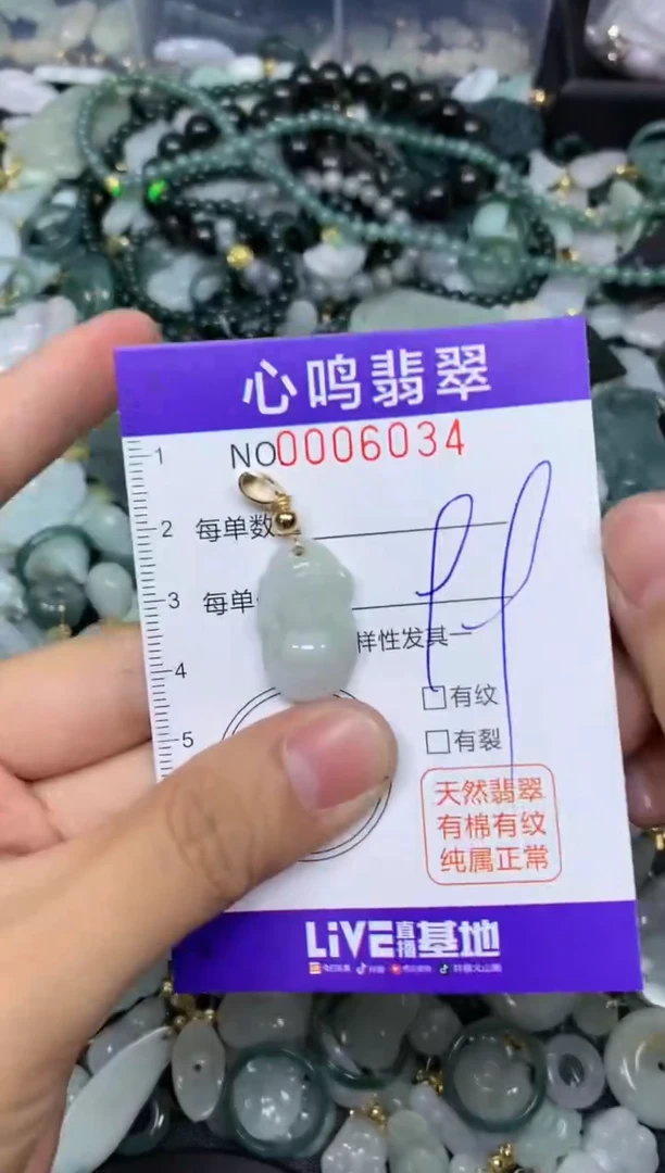 【闪购商品】翡翠颈饰未镶嵌闪购006034