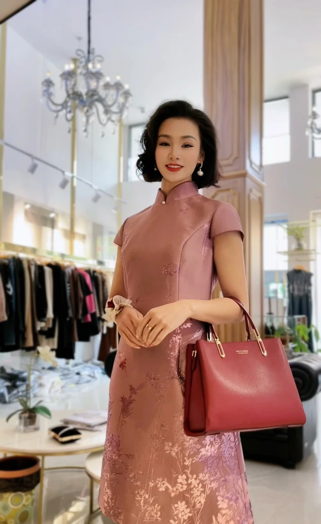 2185-13高定系列旗袍礼服