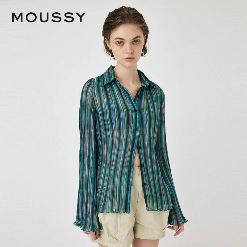 【Sasa专享】MOUSSY 衬衫010ISS30-8781