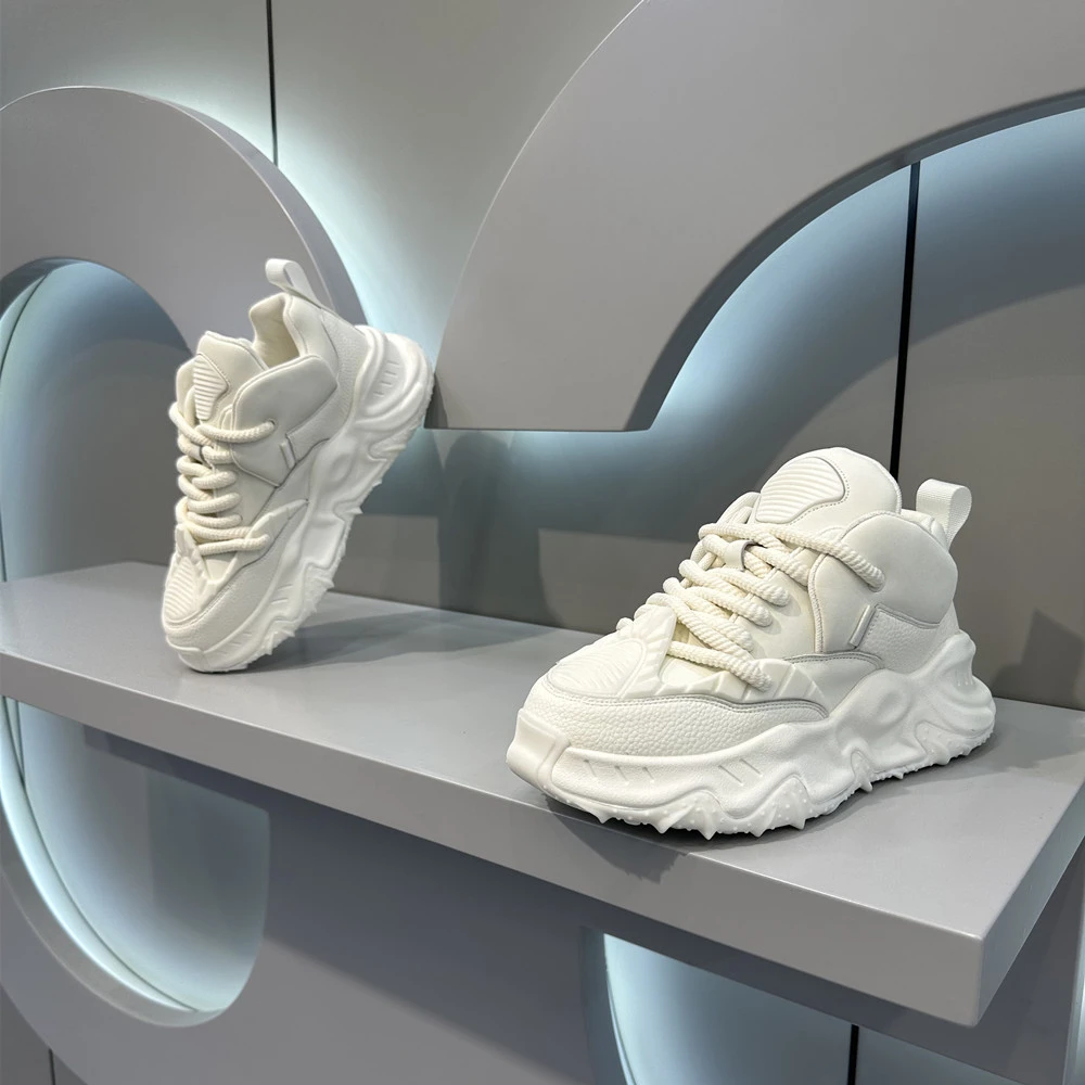 【小扬哥推荐】2023秋季爆款时尚男鞋炫酷机甲风休闲百搭厚底