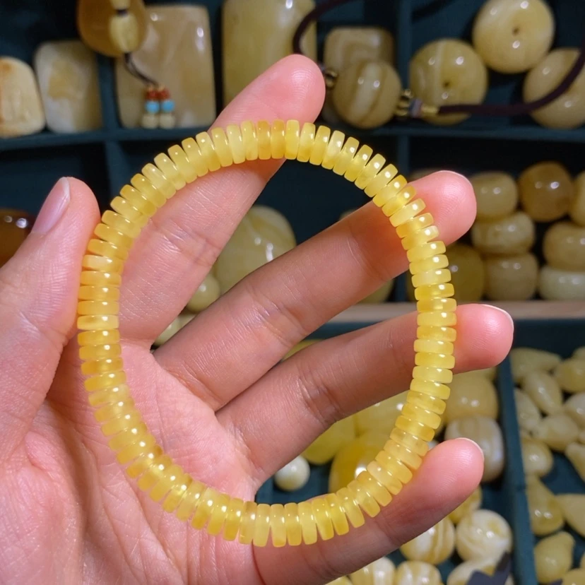 【闪购商品】琥珀裸石未镶嵌呆***呆