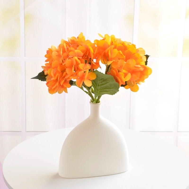 北欧装饰仿真花桌面摆件绢花假花搭配陶瓷花瓶套装花艺家居摆设花