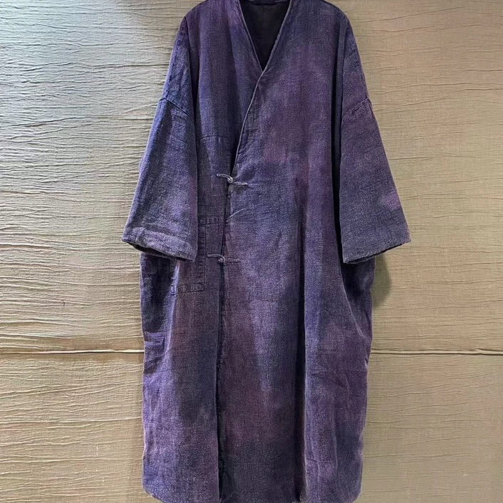 禅意棉衣，扎染风