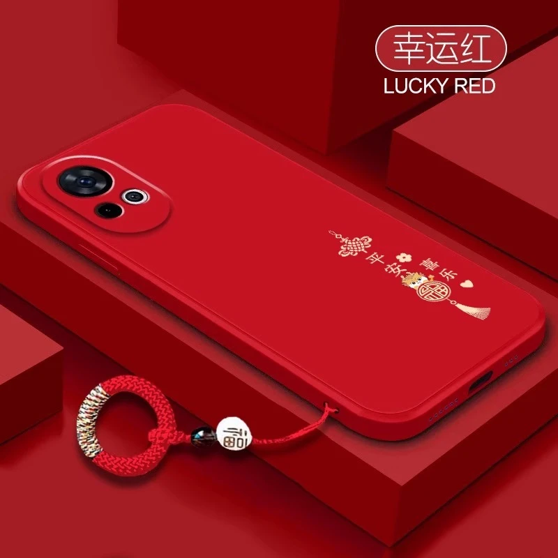 适用华为nova13pro手机壳新年款nova12/11平安喜乐9se液态硅胶por