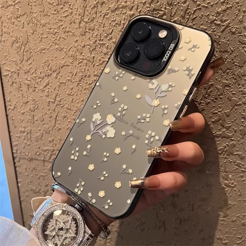 秋日碎花适用苹果16promax手机壳iphone15女新款14plus个性高级感