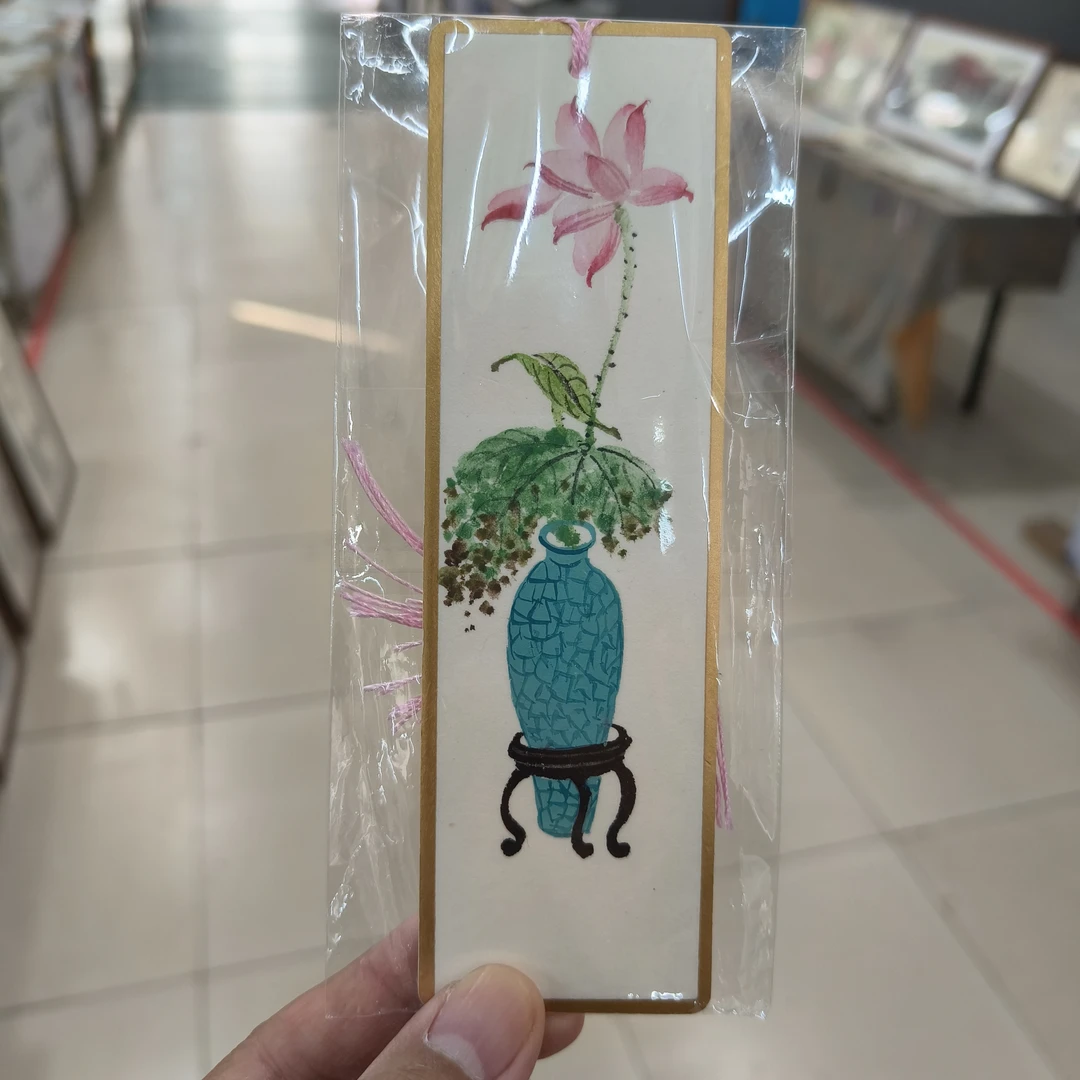 国潮文创荷花小摆台