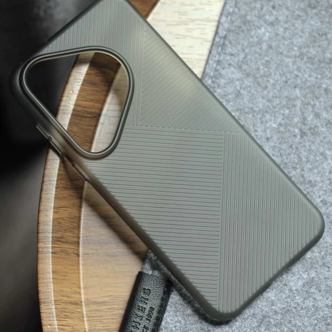 适用华为P70pro手机壳几何条纹PC磨砂华为mate60简约防摔保护套