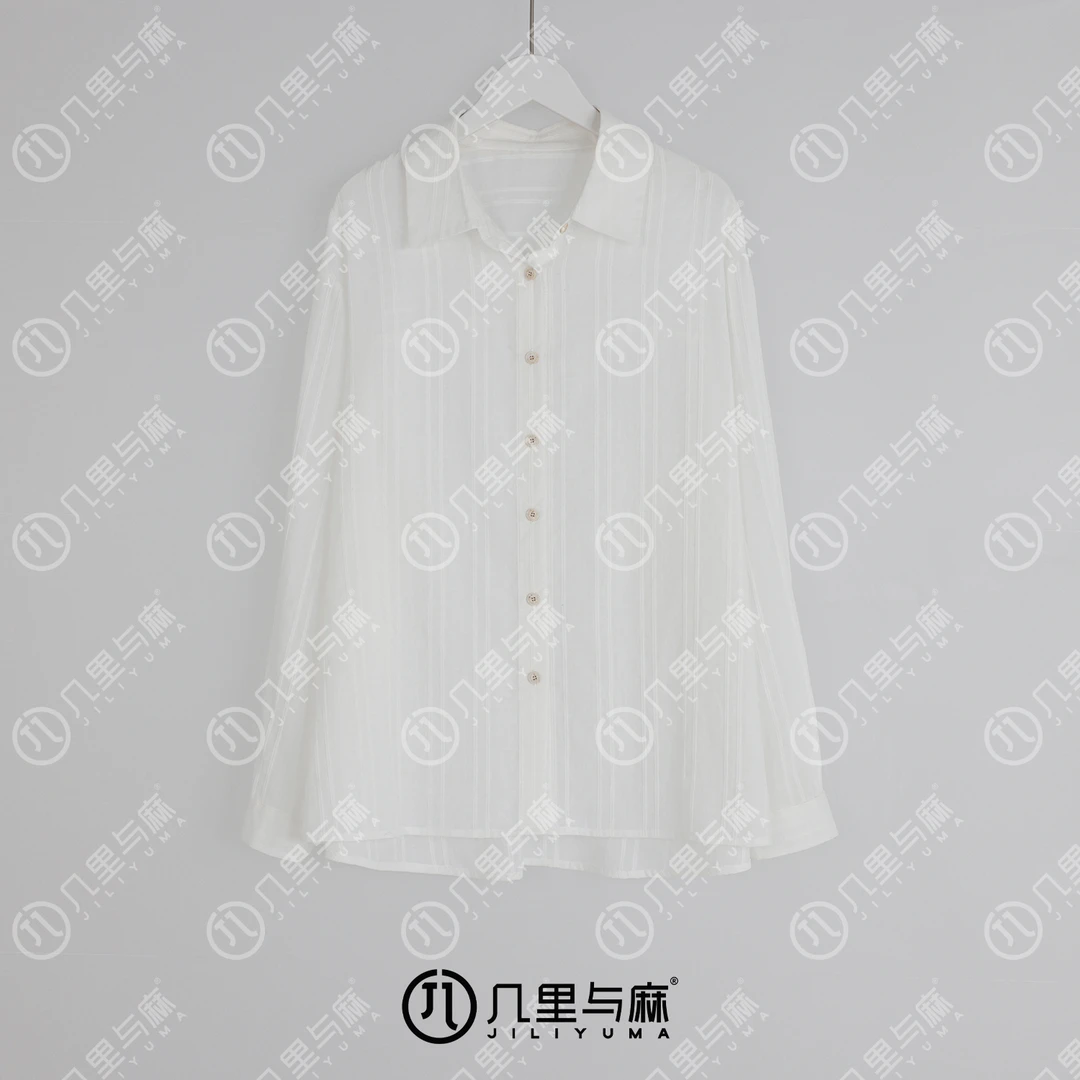 （几里）白薇-休闲气质百搭衬衫 衣长72 胸围122 1071683