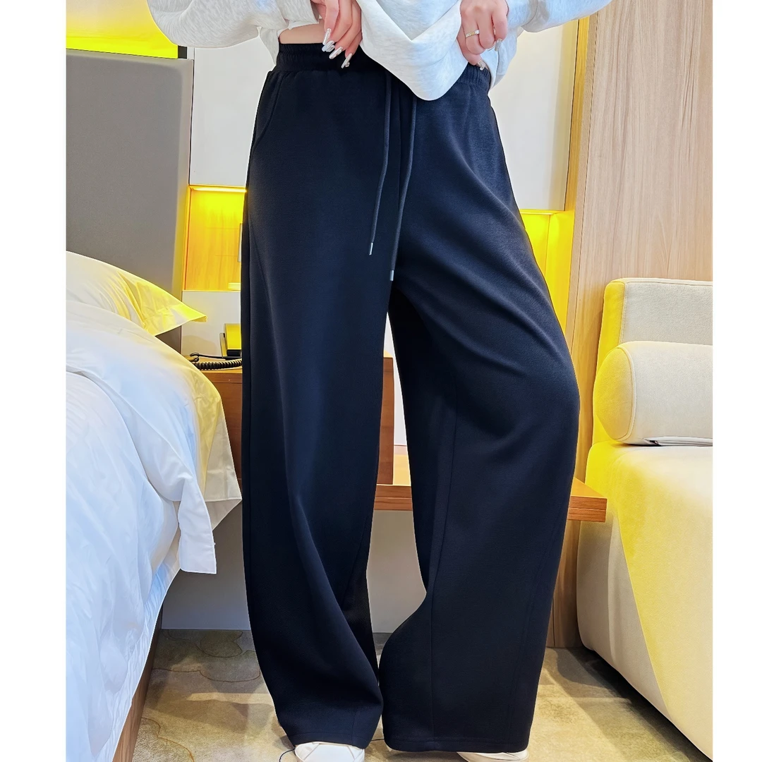 断码捡漏~松弛张力 / 空气层暮冬绒质感香蕉裤4117花契200斤胖mm