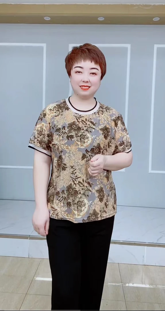 女士爆款夏季新款短袖上衣