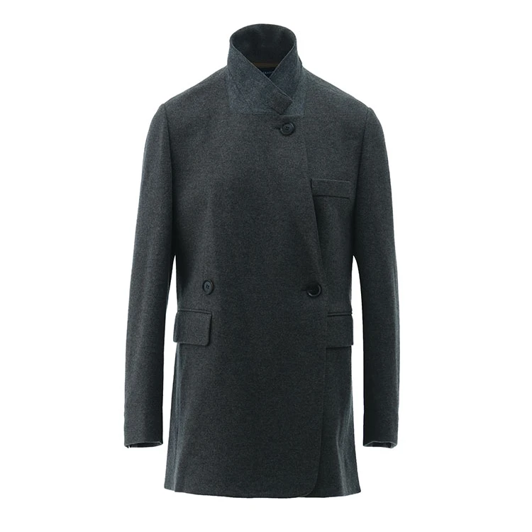 KE9灰驼色廓型西服外套 SY3001(JUN)