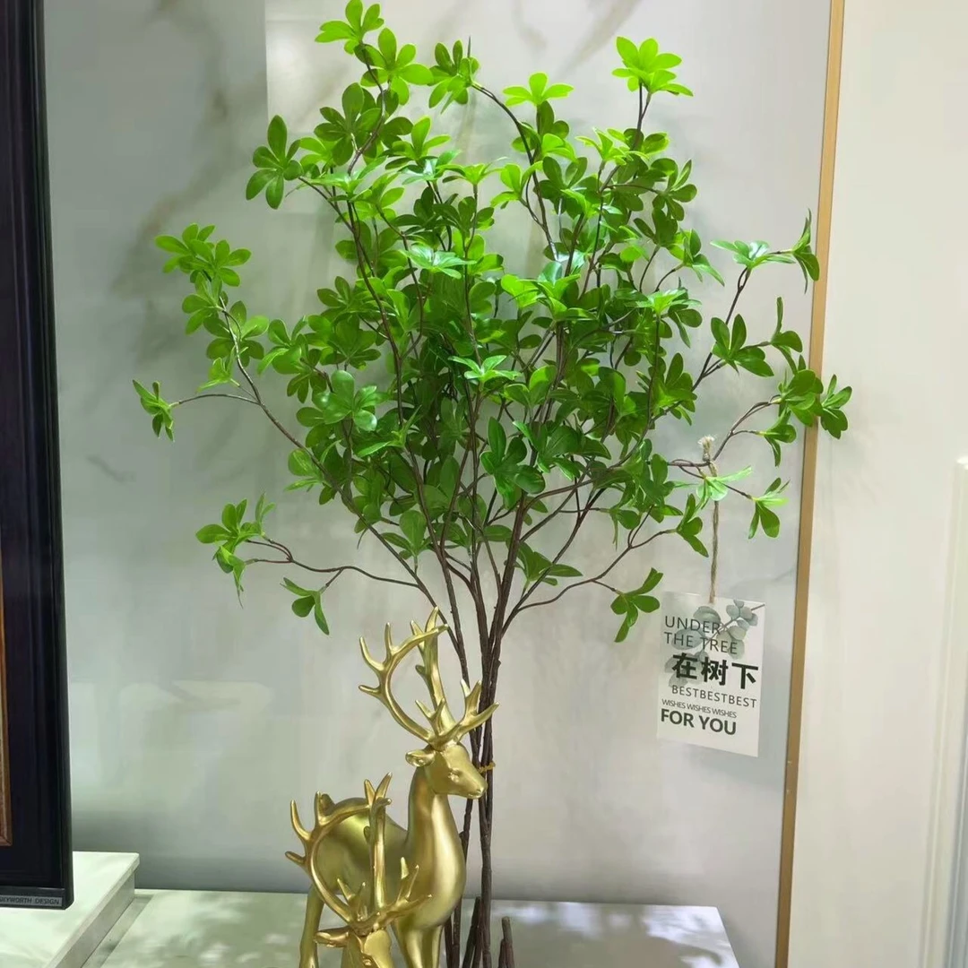 高品质吊钟假花清新装饰植物北欧风客厅手感吊钟枝瓶插仿真花