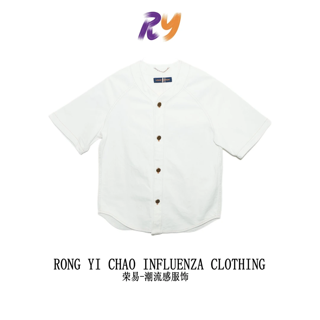 99新 RY/LV/路易威登/压纹短袖衬衫/S码/公8999/7531666