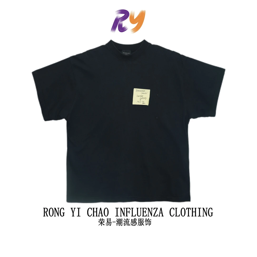 99新 RY/Balenciaga/巴黎世家/圆领套头短袖/1码/公4900/7531447