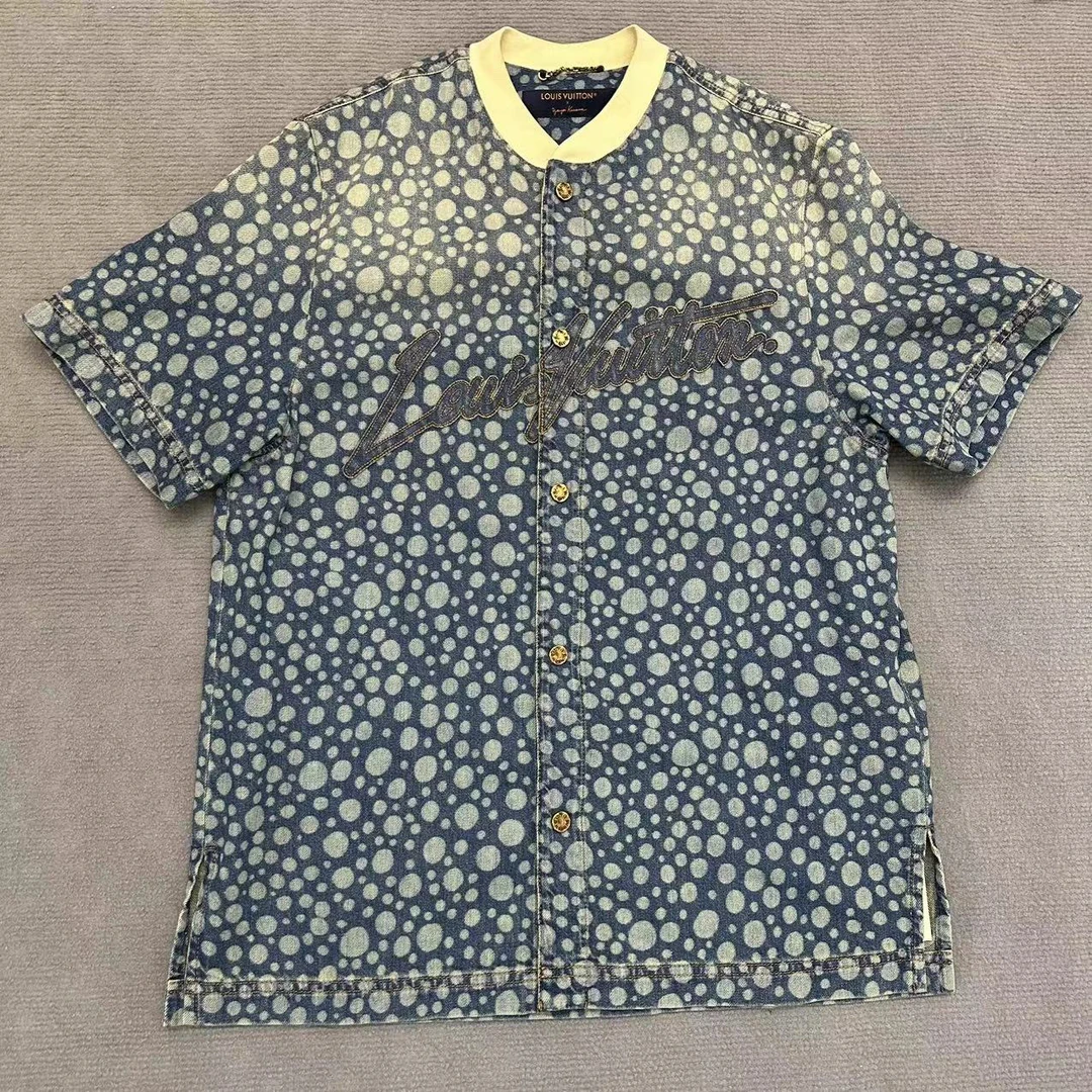 99新 RY/LV/路易威登/草间弥生/字母印花短袖/S码/7531499