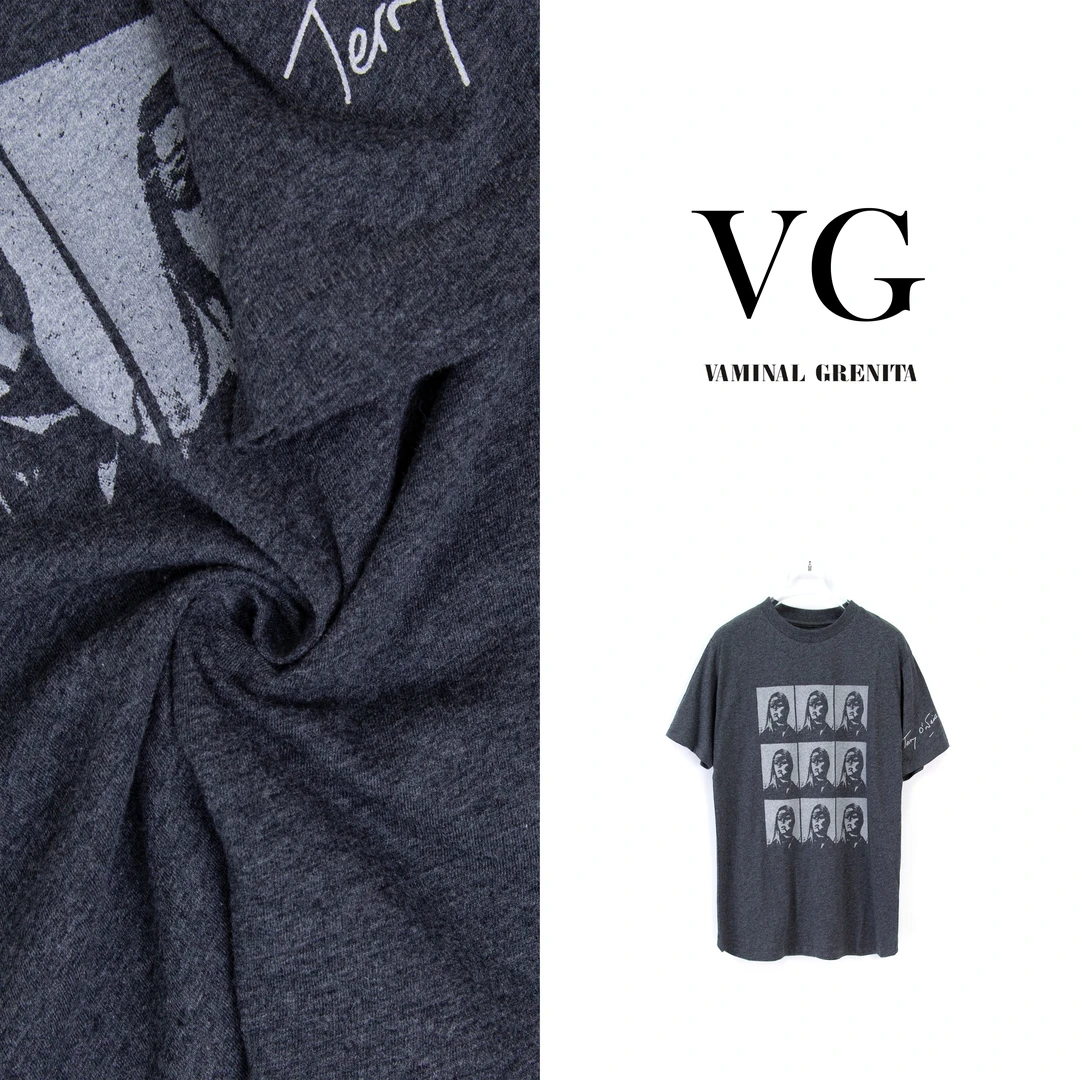 VGSGY054 --夏季时尚休闲透气AB九宫格头像印花T