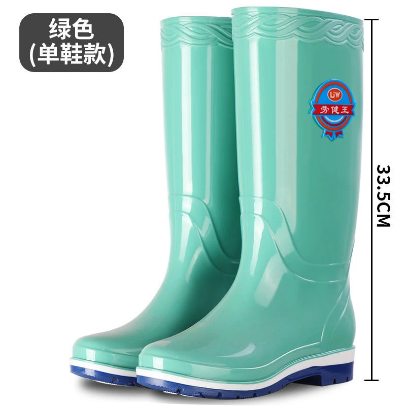 高筒水鞋雨鞋女冬加绒保暖中筒防滑水鞋胶鞋短筒春秋下雨天雨靴夏