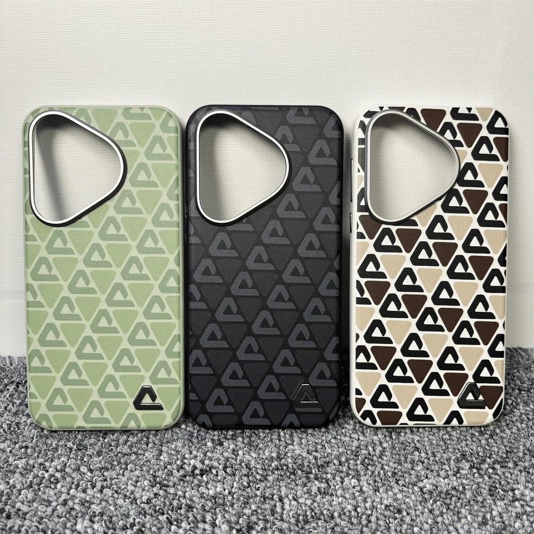 适用华为Pure70pro手机壳Pura70pro+素皮70ultra原装防摔高档潮牌