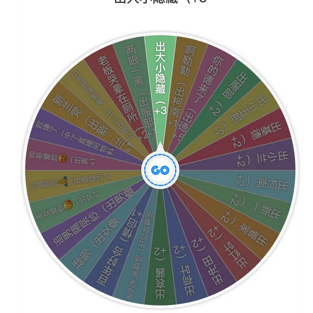 【柯南转盘】百万美元吧唧玩法大转盘