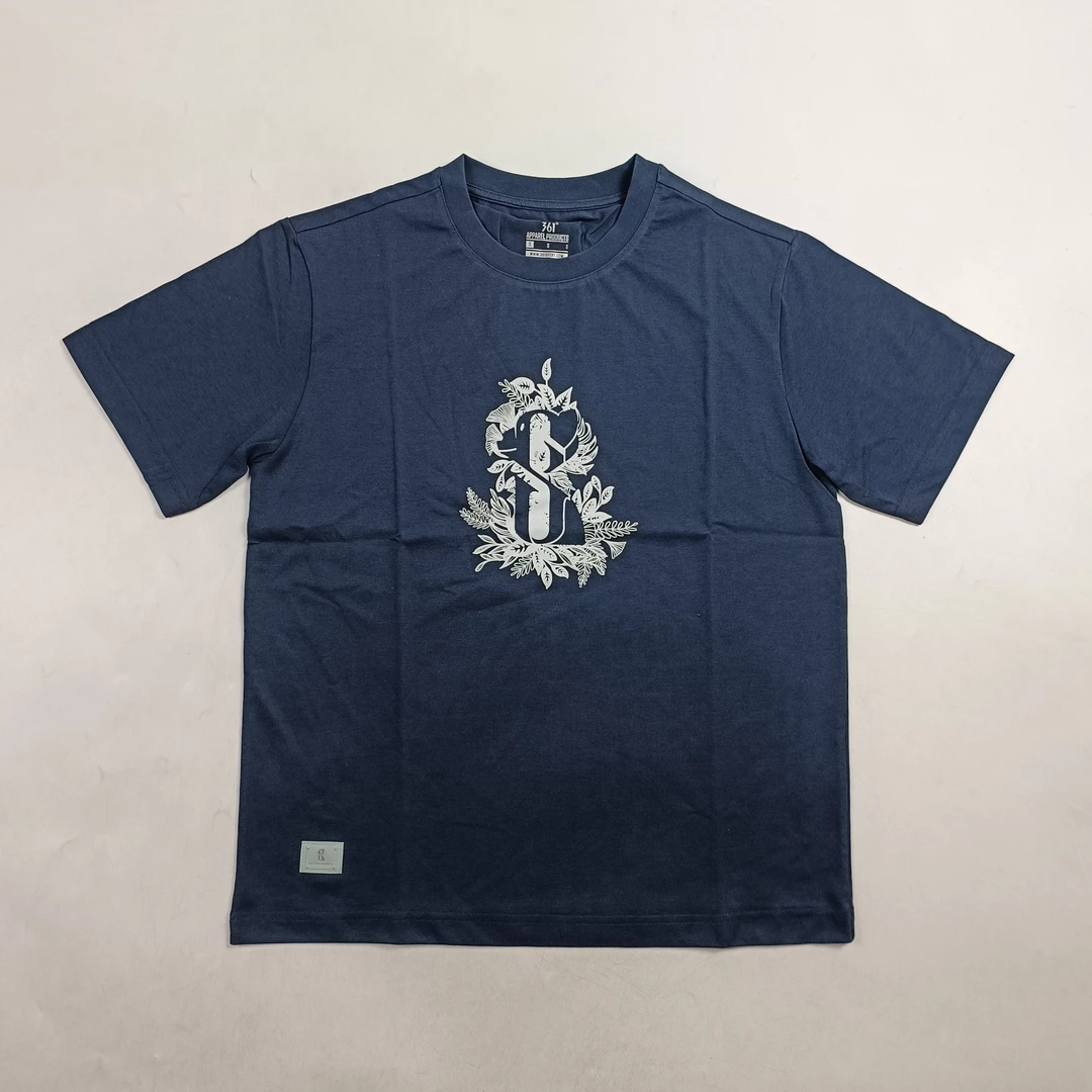 361度生活系列宽松舒适休闲百搭女子运动圆领短T恤662329129