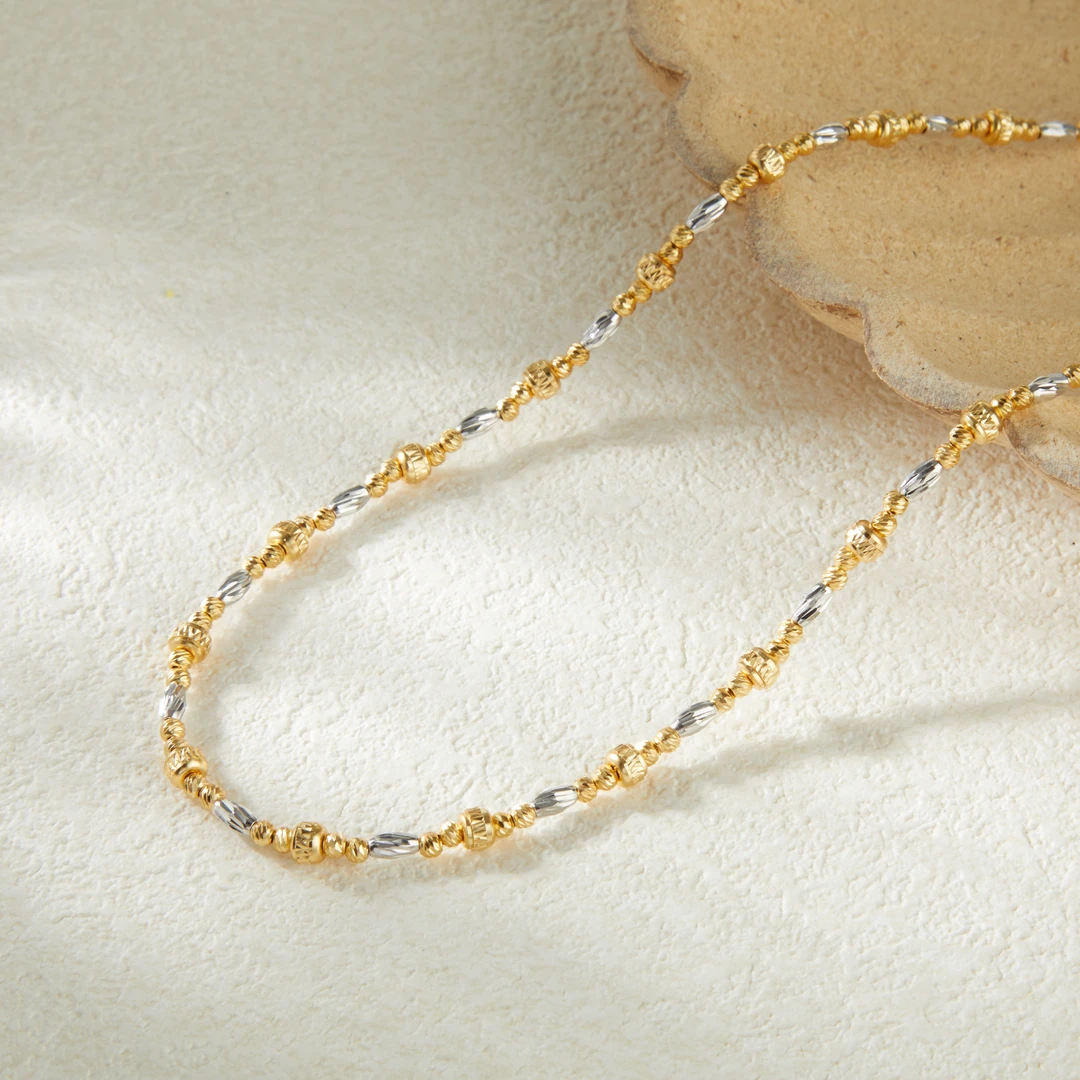 坠链均925银 梁雅帝新品【天外星河】闪亮橄榄车花气质纯银项链