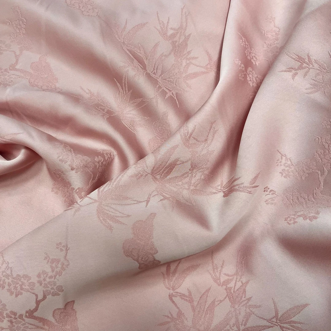 星光缎提花面料新中式风格布料【JC8897】