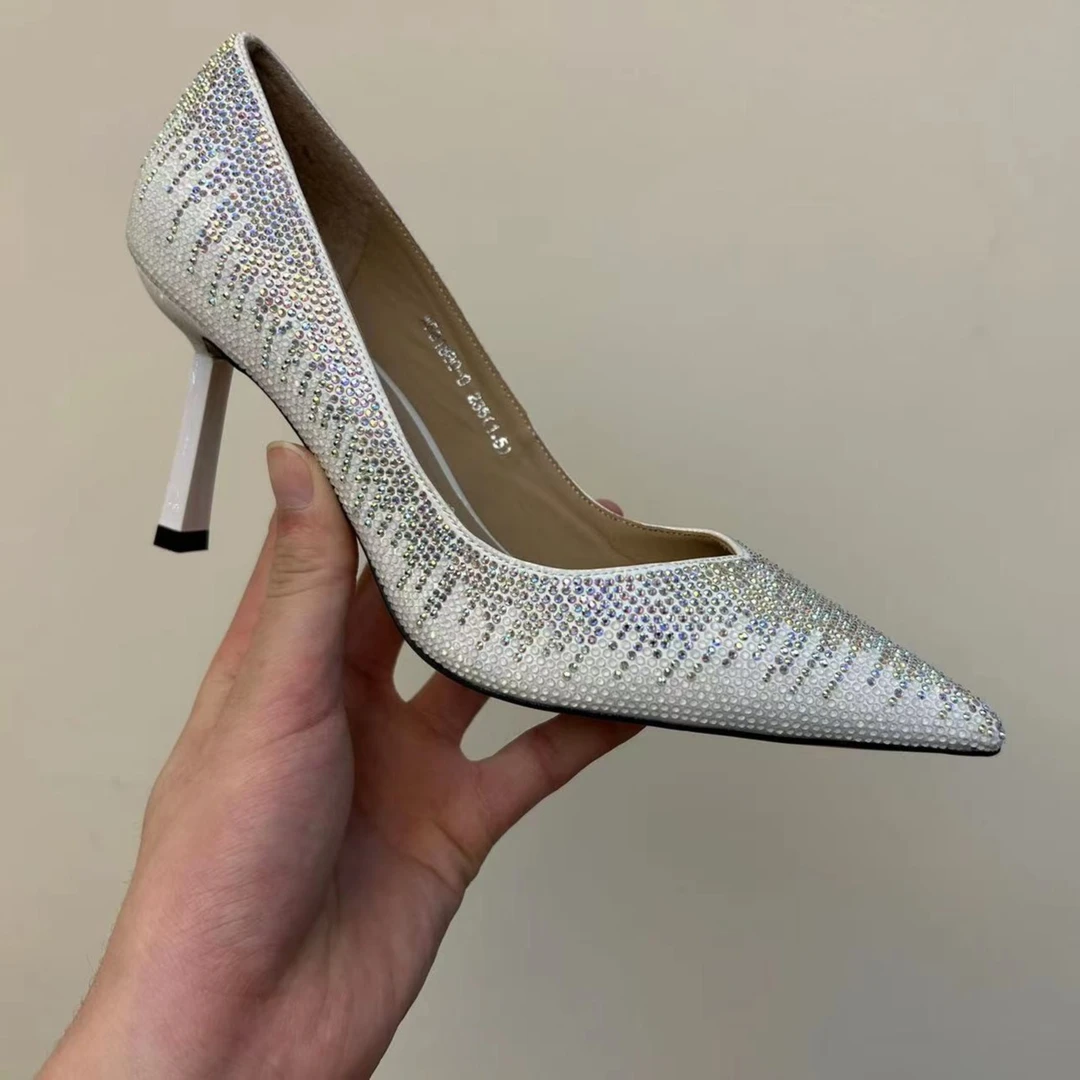 首秀-【孤品大合集】高跟银色时尚尖头细跟女士高跟鞋