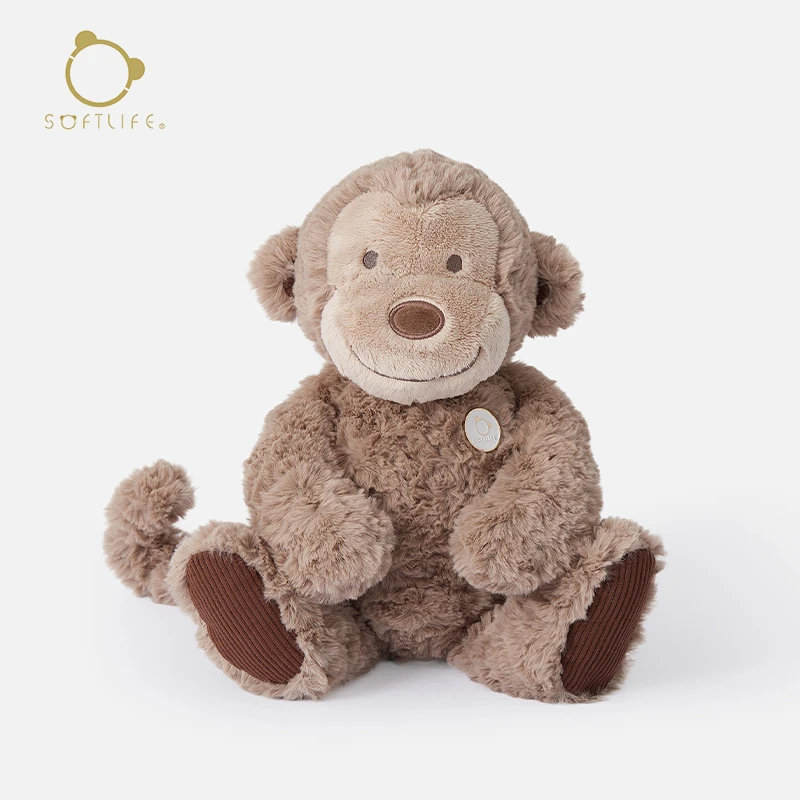 softlife小猴子毛绒玩具呆萌公仔安抚娃娃可爱生日礼物送女生
