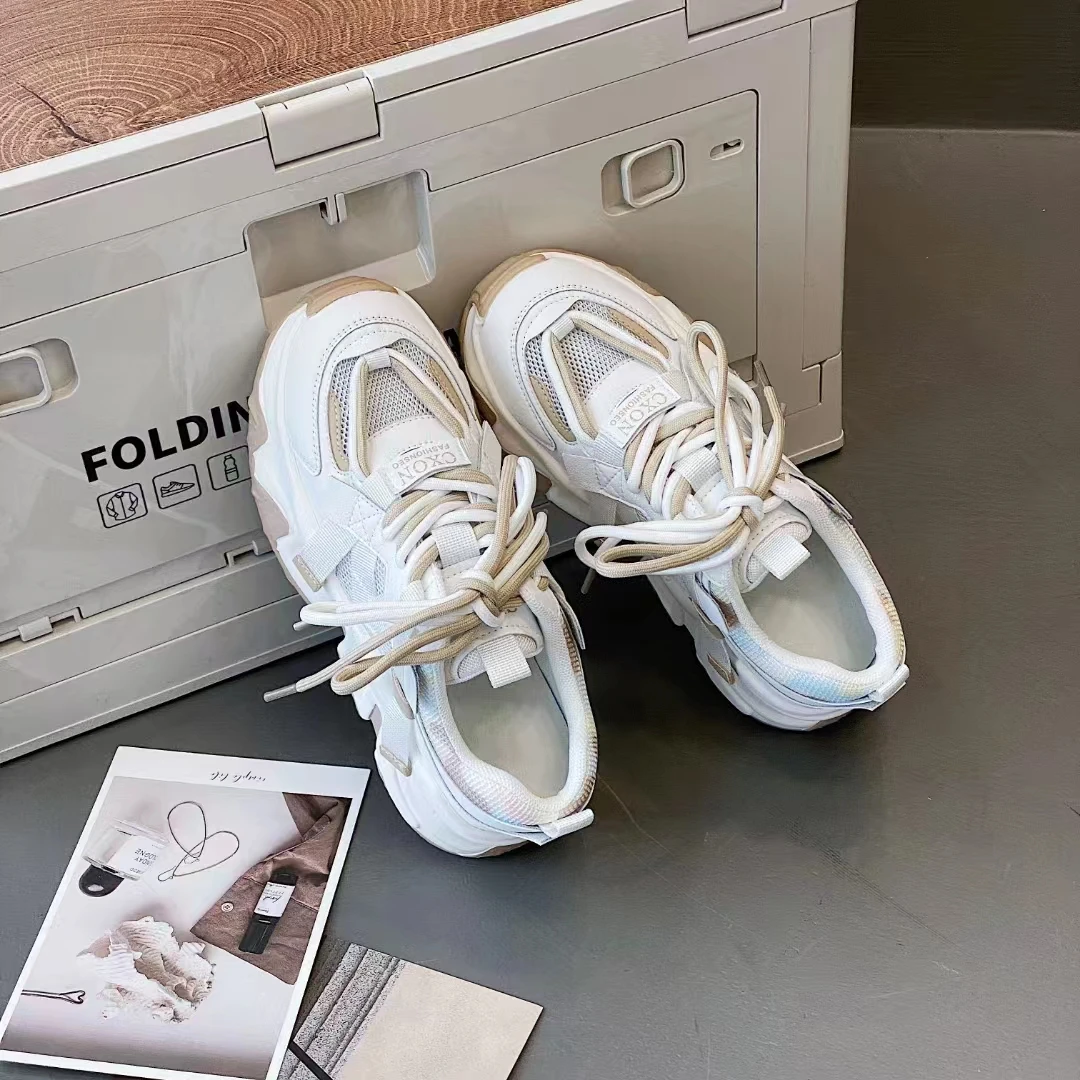 断码福利女鞋百搭时尚ins韩版厚底运动单网透气老爹鞋/dfd00268