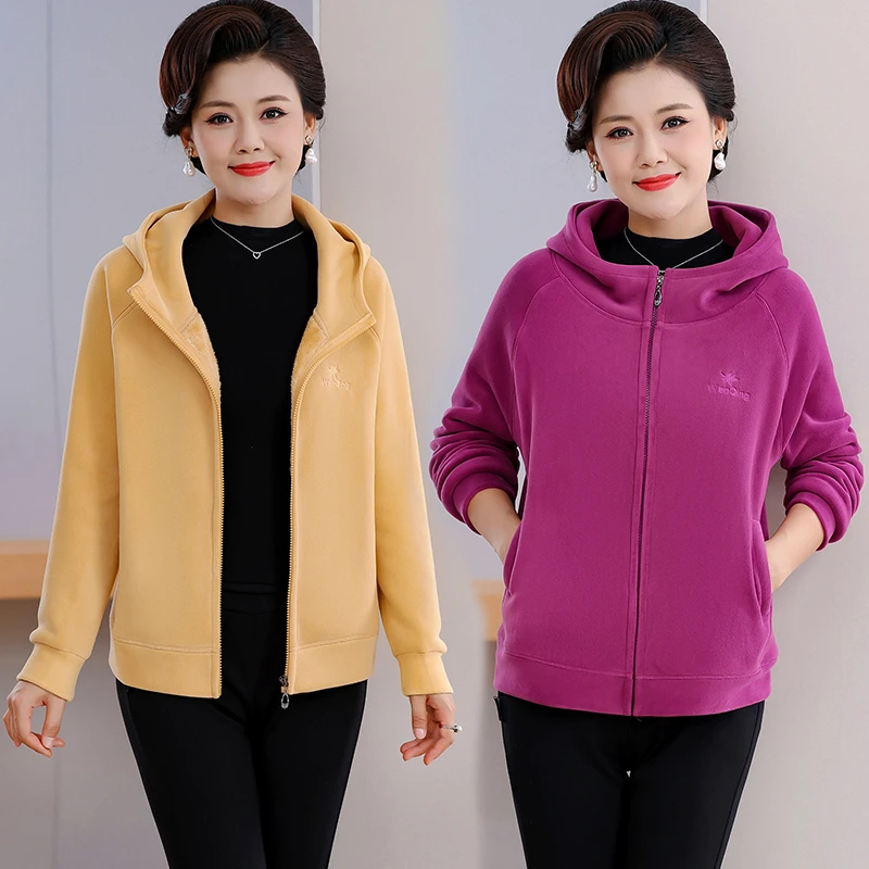 冬季新款加绒连帽奥粒绒休闲显瘦多色上衣外套 2410#