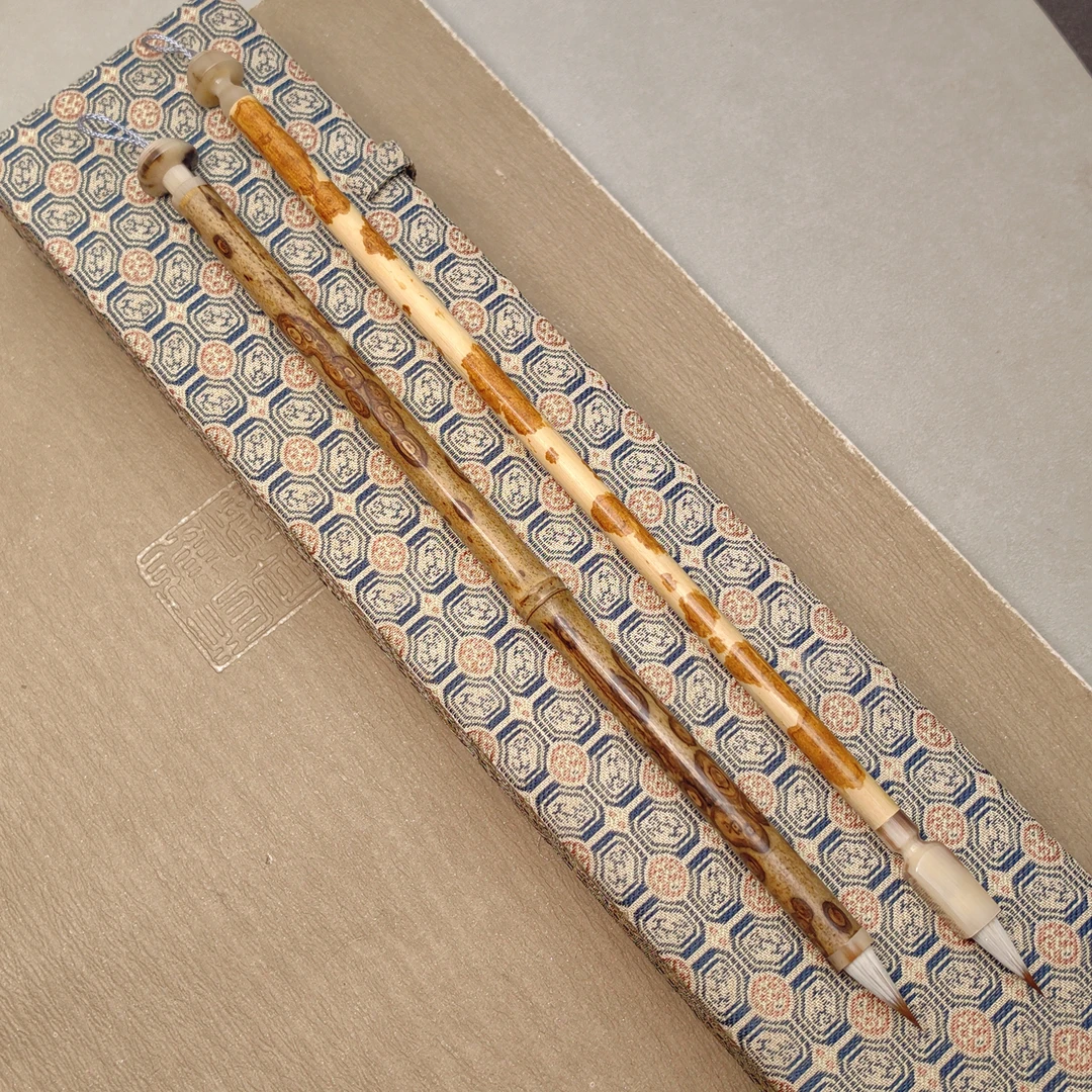 作品级纯鸡狼小楷毛笔 出锋1.8厘米 口径0.6厘米宜书宜画超级好写