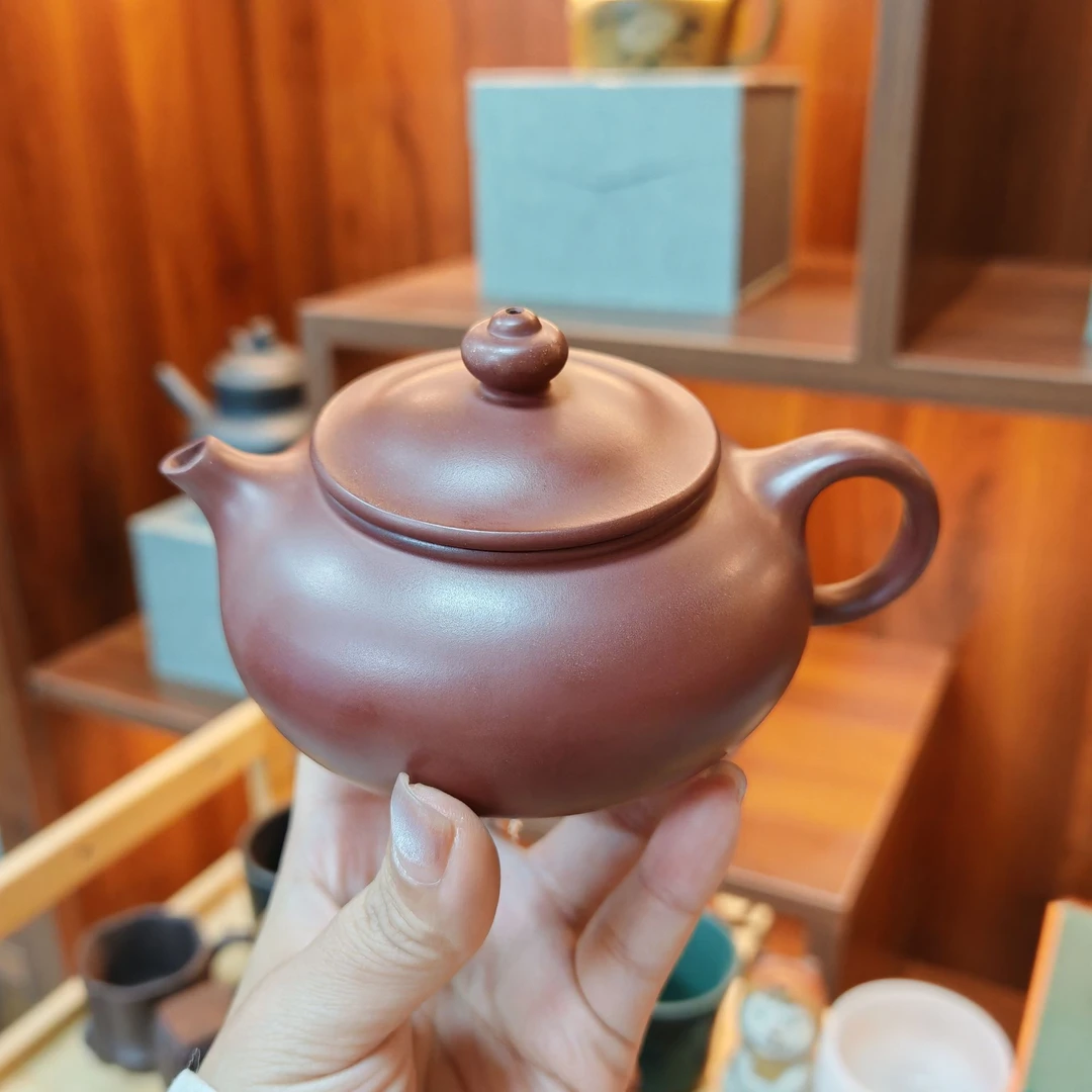 光器寒江龙血砂钱兴芳紫砂壶