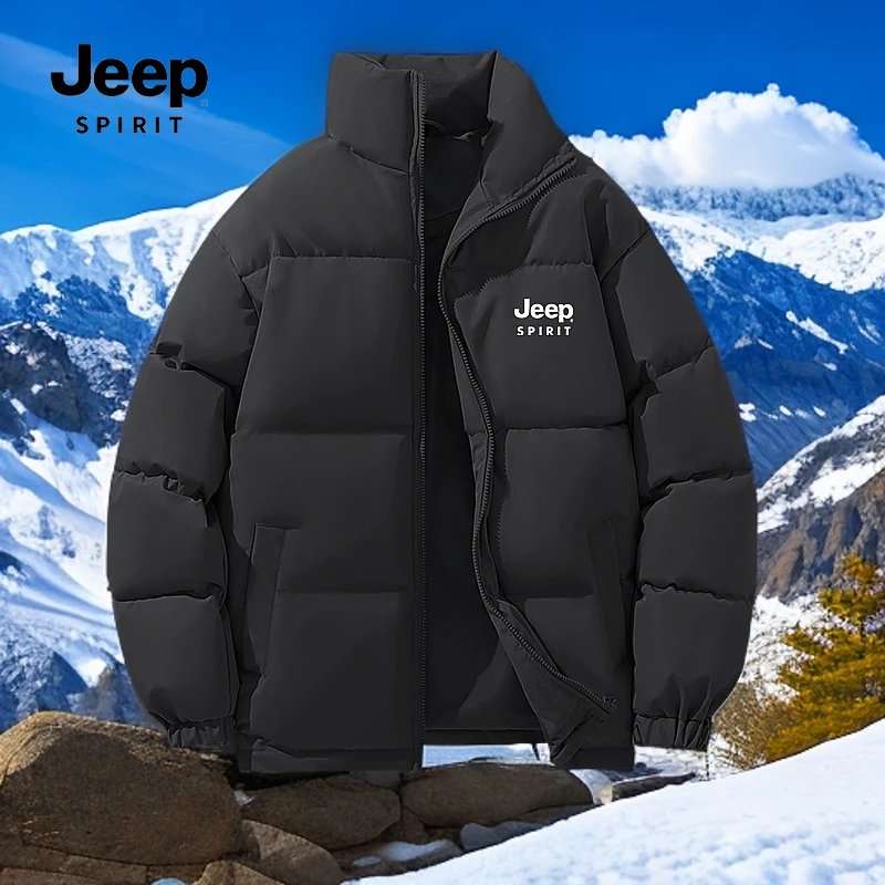 JEEP SPIRIT吉普棉服男式冬季外套冬加厚男士痞帅棉袄上班族棉衣