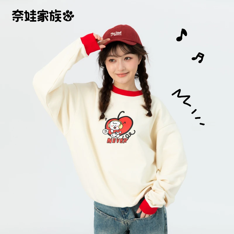 奈娃家族陪你系列成人卫衣日常休闲欧若风卫衣