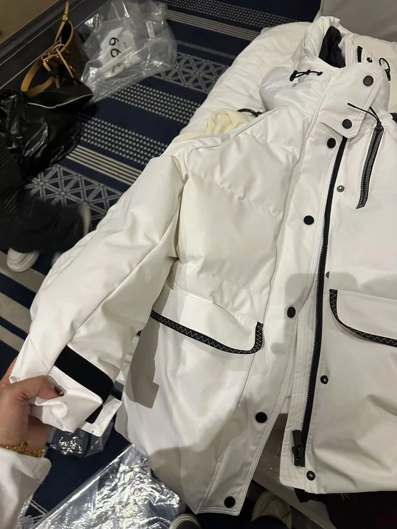 Sisi高端百搭白色棉袄