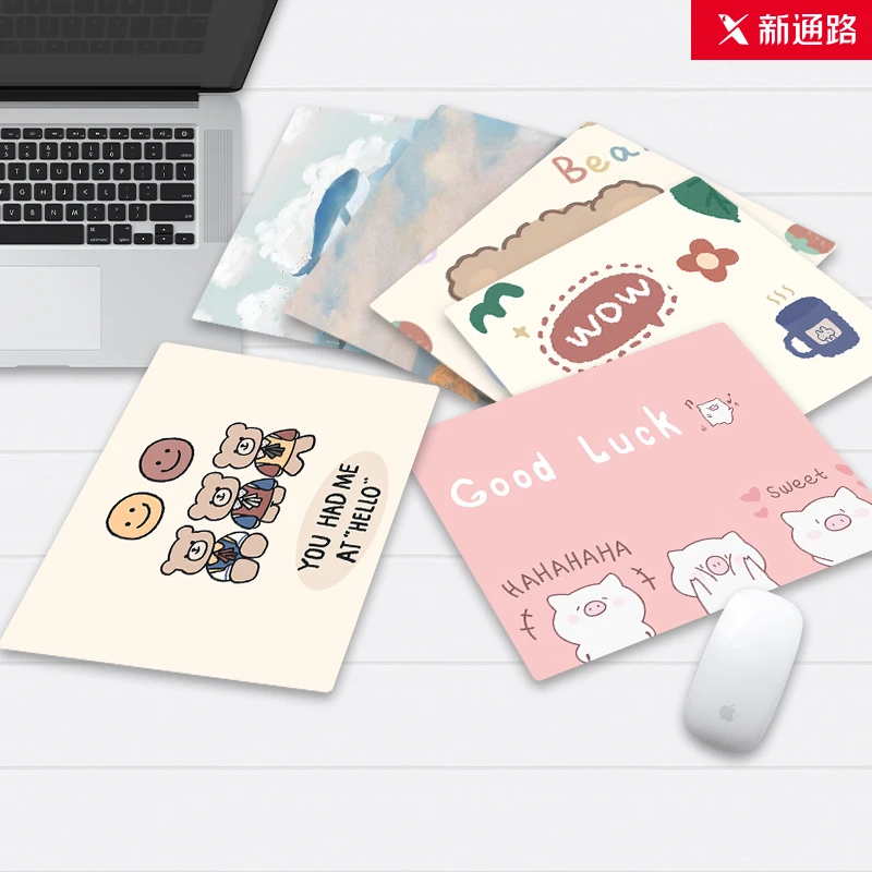可爱女生鼠标垫小号笔记本软垫创意办公快捷键大全鼠标垫子高级感