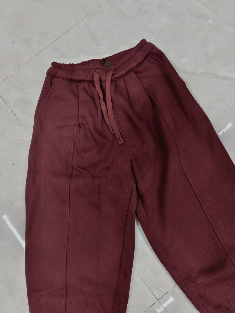 加绒松紧腰休闲卫裤