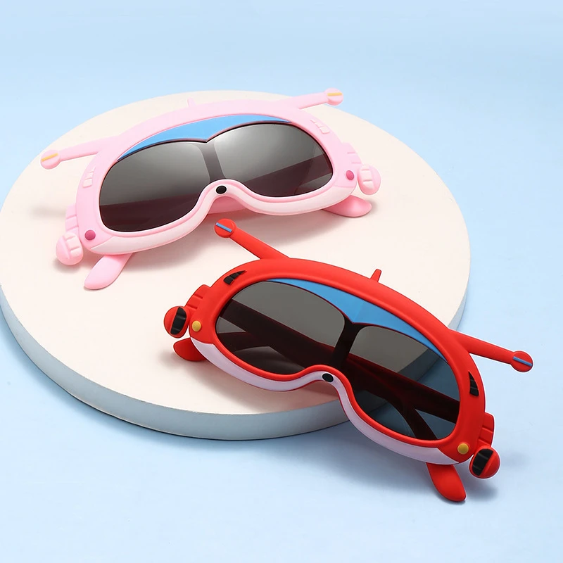 幼儿软硅胶眼镜儿童时尚偏光太阳镜可爱宝宝墨镜防紫外线护眼眼镜