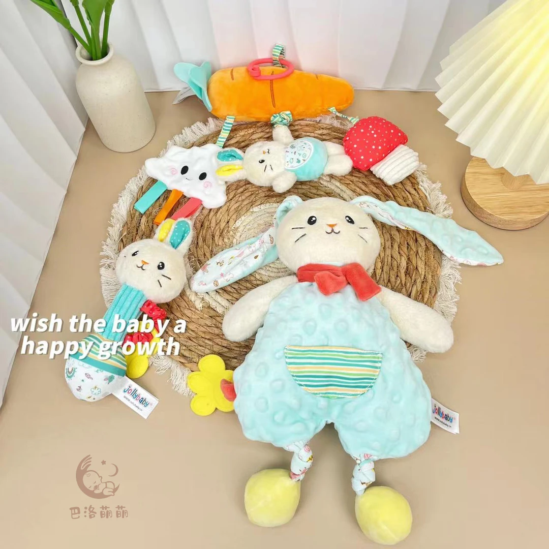 陪伴安抚玩偶萝卜拉震兔子安抚兔子手摇铃