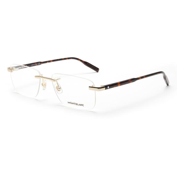 Montblanc/万宝龙眼镜架男方形无框MB0088O 商务简约舒适近视镜框