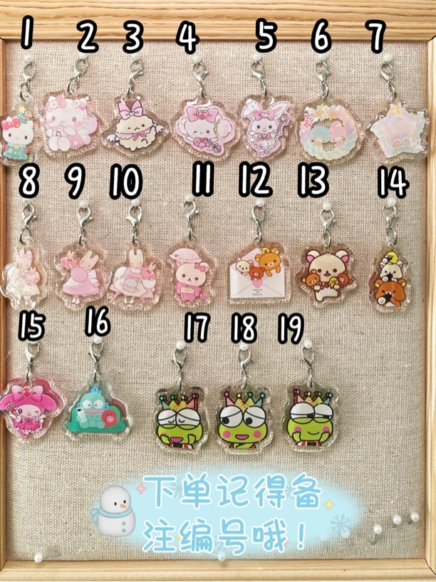可直接下单【定制滴胶拉链扣】下单备注编码 卡通周边 日用百货