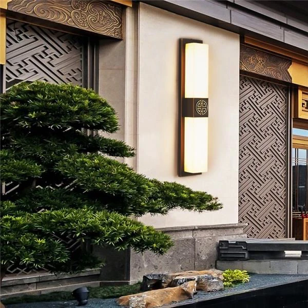 户外接电壁灯大门别墅外墙防水太阳能阳台外墙室外墙壁灯围墙灯