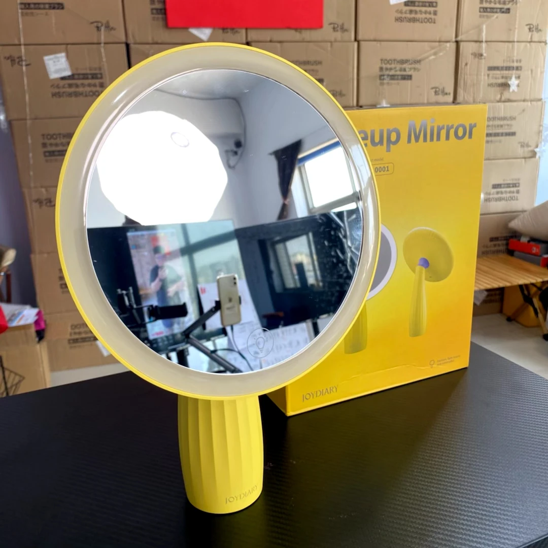 高清桌面大号便携化妆镜梳妆镜梳妆台家用简约美妆镜公主镜