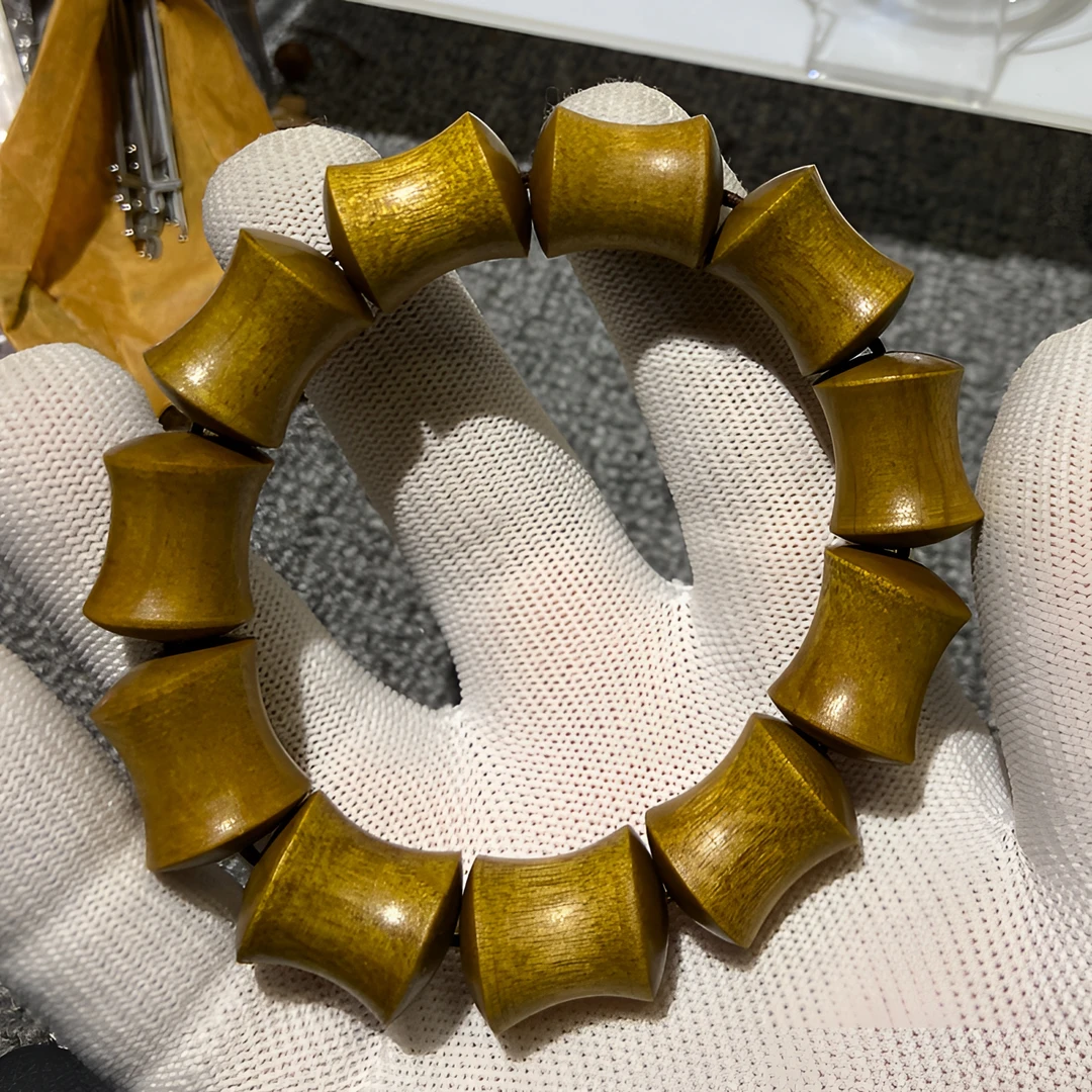 金丝楠小叶桢楠枯木竹节文玩手串