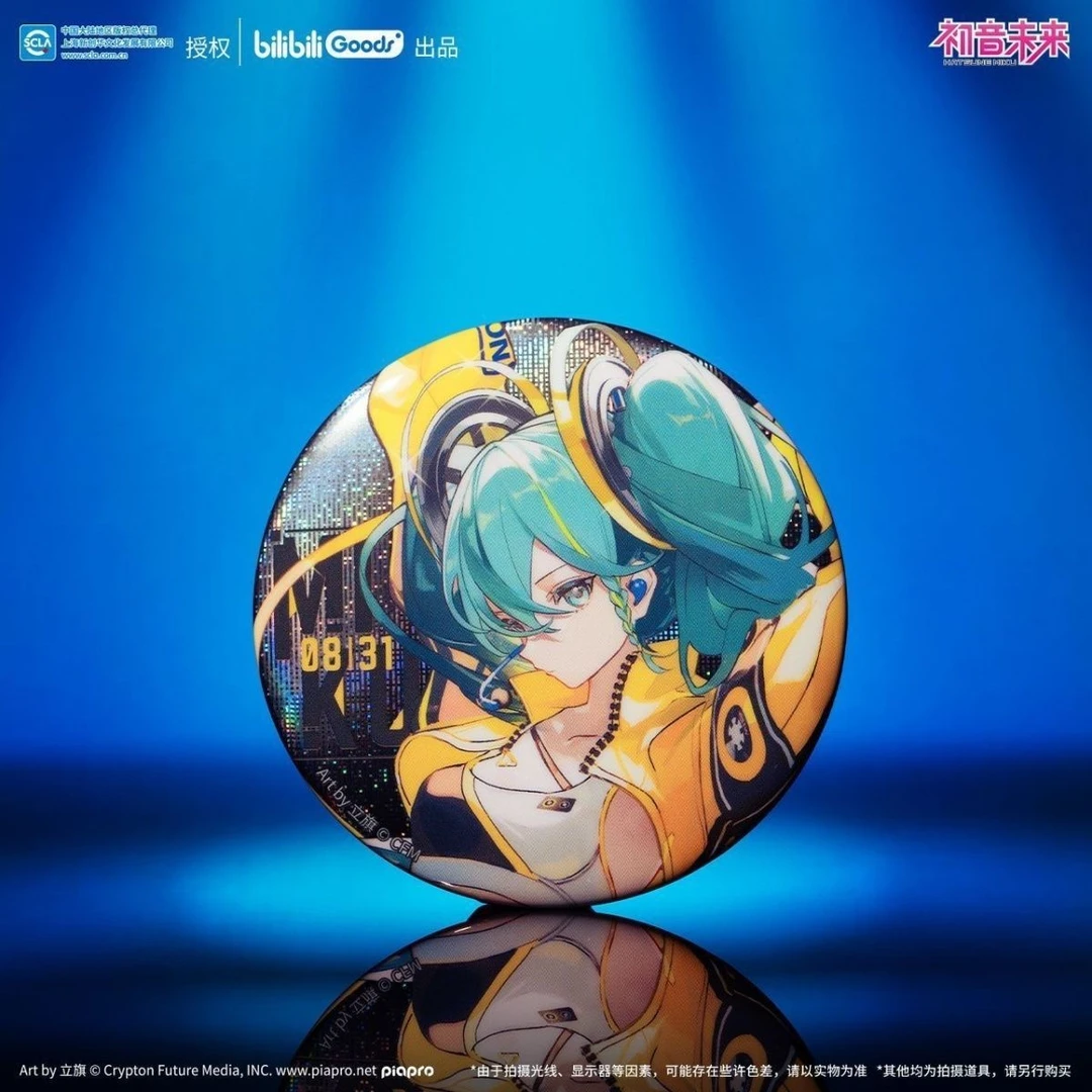 正版2024新品初音未来畅响未来系列徽章吧唧立牌挎包镭射票周边