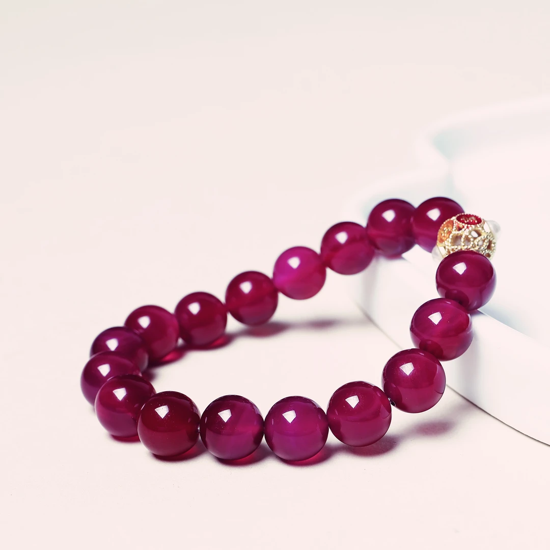 高端紫玛瑙紫杉醇手串10mm  SLM0005